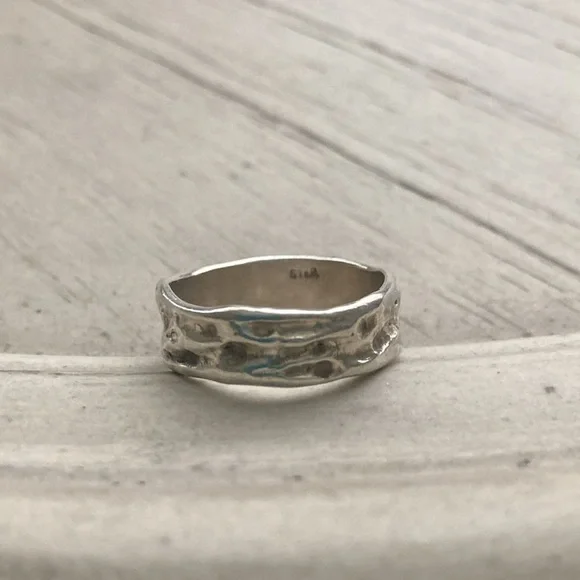 Sterling silver band - Picture 3 of 6